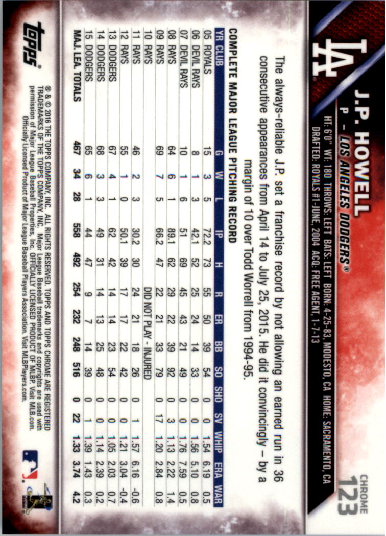 2016 Topps Cromato Zaffiro Edizione Baseball 102-201 A SCELTA - Foto 45 di 193