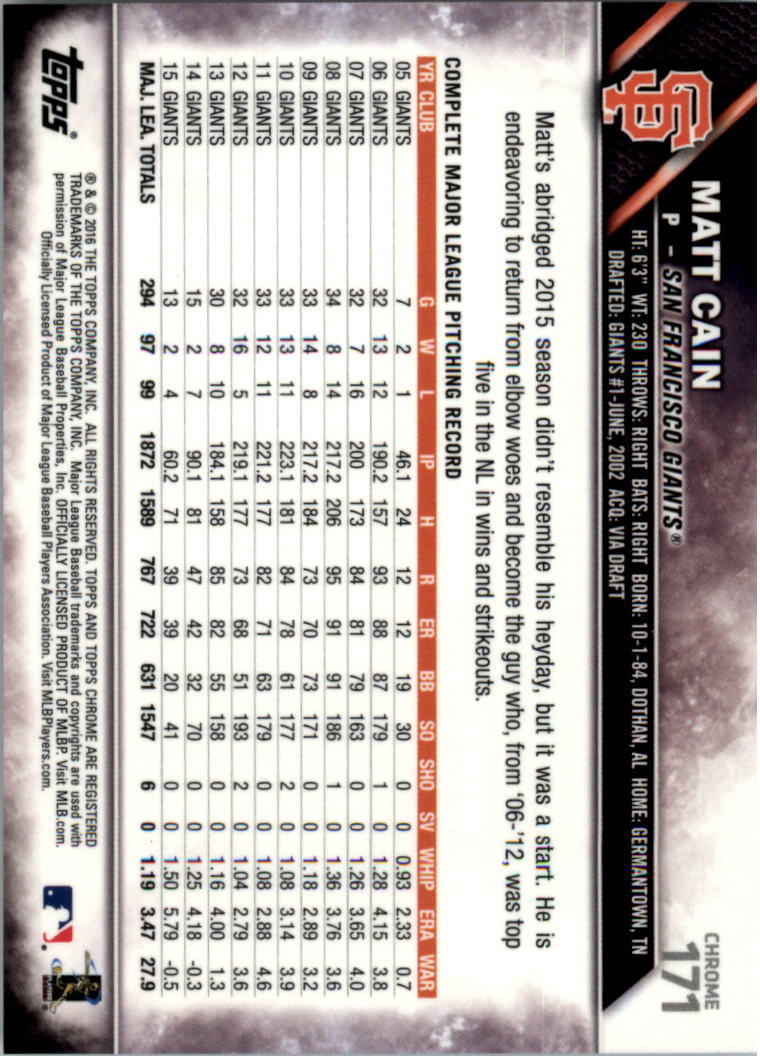 2016 Topps Cromato Zaffiro Edizione Baseball 102-201 A SCELTA - Foto 137 di 193