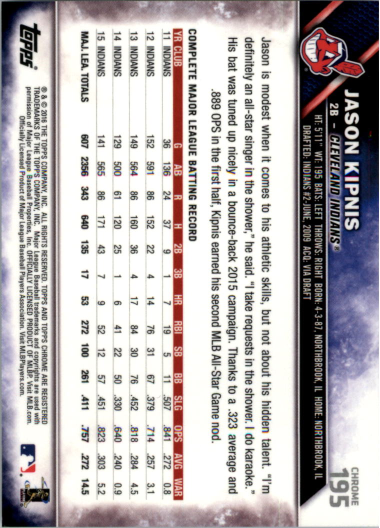 2016 Topps Cromato Zaffiro Edizione Baseball 102-201 A SCELTA - Foto 181 di 193