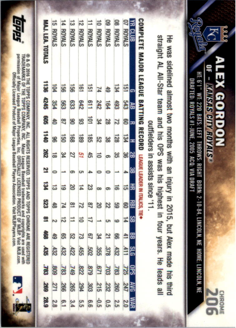 Béisbol 202-301 2016 cromo edición zafiro 202-301 tú eliges - Imagen 11 de 191
