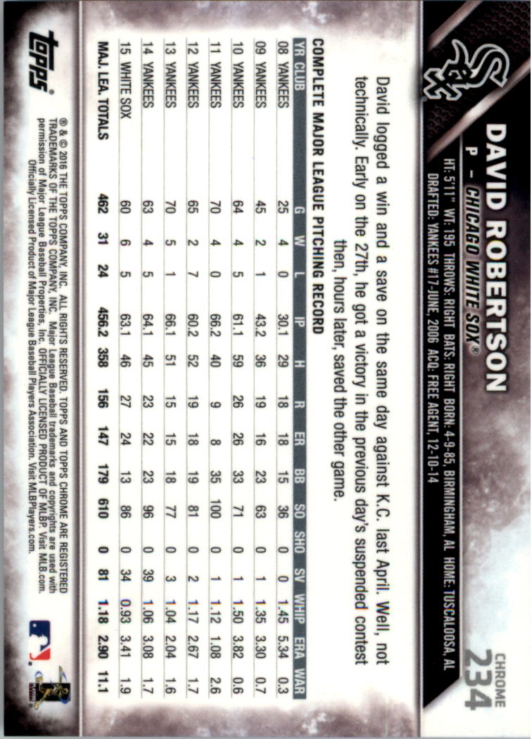 Béisbol 202-301 2016 cromo edición zafiro 202-301 tú eliges - Imagen 63 de 191
