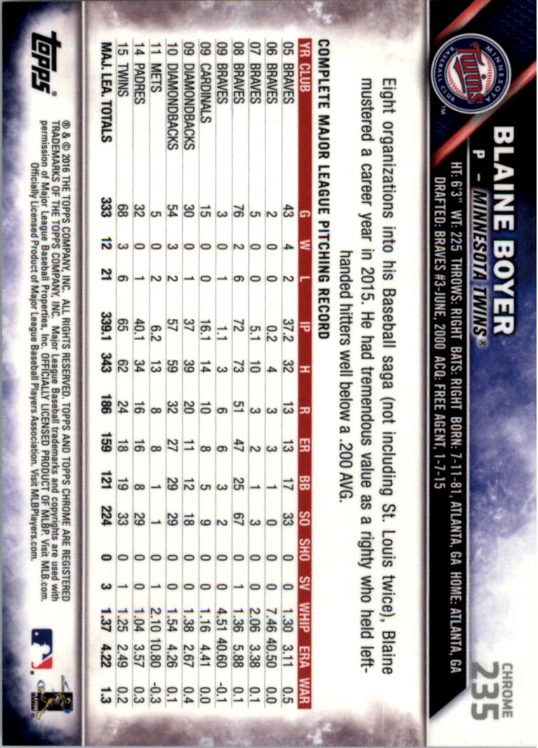 Béisbol 202-301 2016 cromo edición zafiro 202-301 tú eliges - Imagen 65 de 191