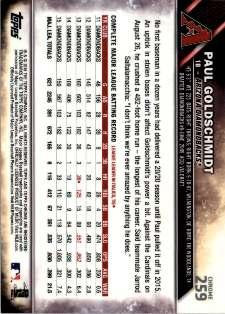 Béisbol 202-301 2016 cromo edición zafiro 202-301 tú eliges - Imagen 111 de 191