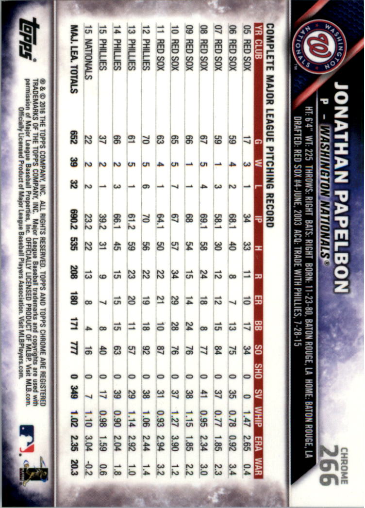 Béisbol 202-301 2016 cromo edición zafiro 202-301 tú eliges - Imagen 123 de 191