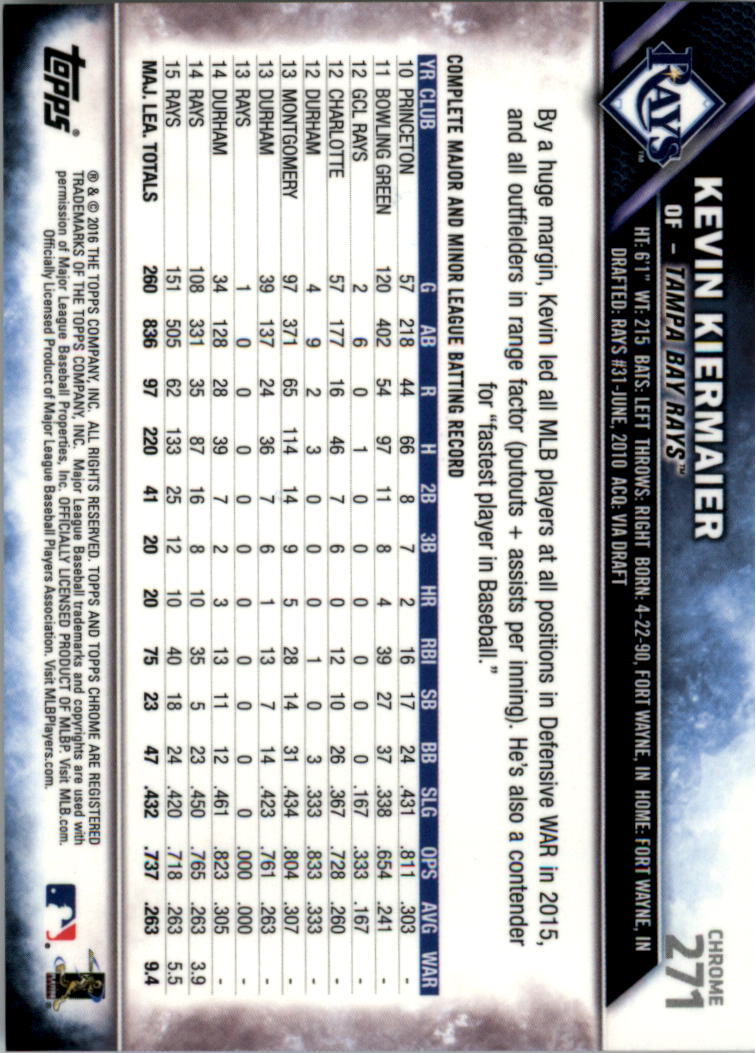 Béisbol 202-301 2016 cromo edición zafiro 202-301 tú eliges - Imagen 131 de 191