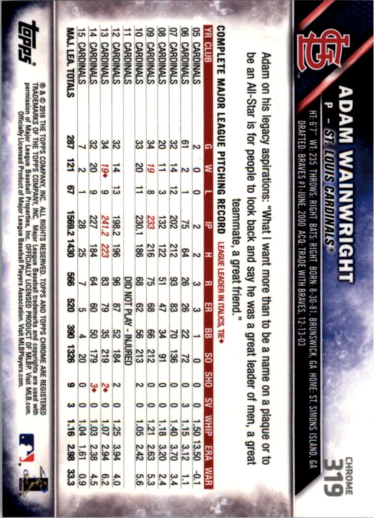 2016 Topps Chrome Sapphire Edition Baseball 302-401 YOU PICK - Picture 35 of 194