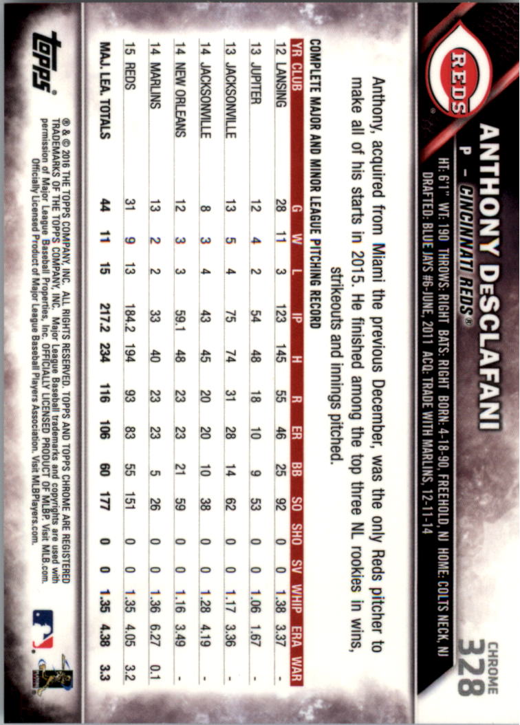 2016 Topps Chrome Sapphire Edition Baseball 302-401 YOU PICK - Picture 53 of 194