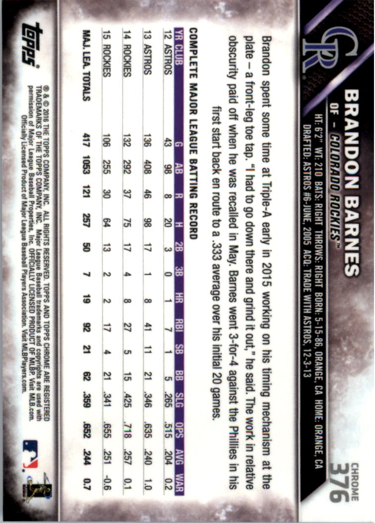 2016 Topps Chrome Sapphire Edition Baseball 302-401 YOU PICK - Picture 146 of 194