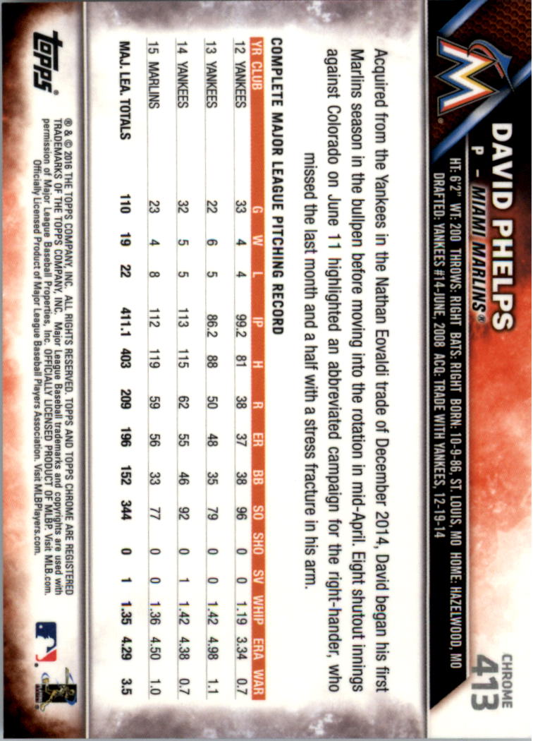 2016 Topps Chrome Sapphire Edition Baseball 402-501 YOU PICK - Picture 25 of 197