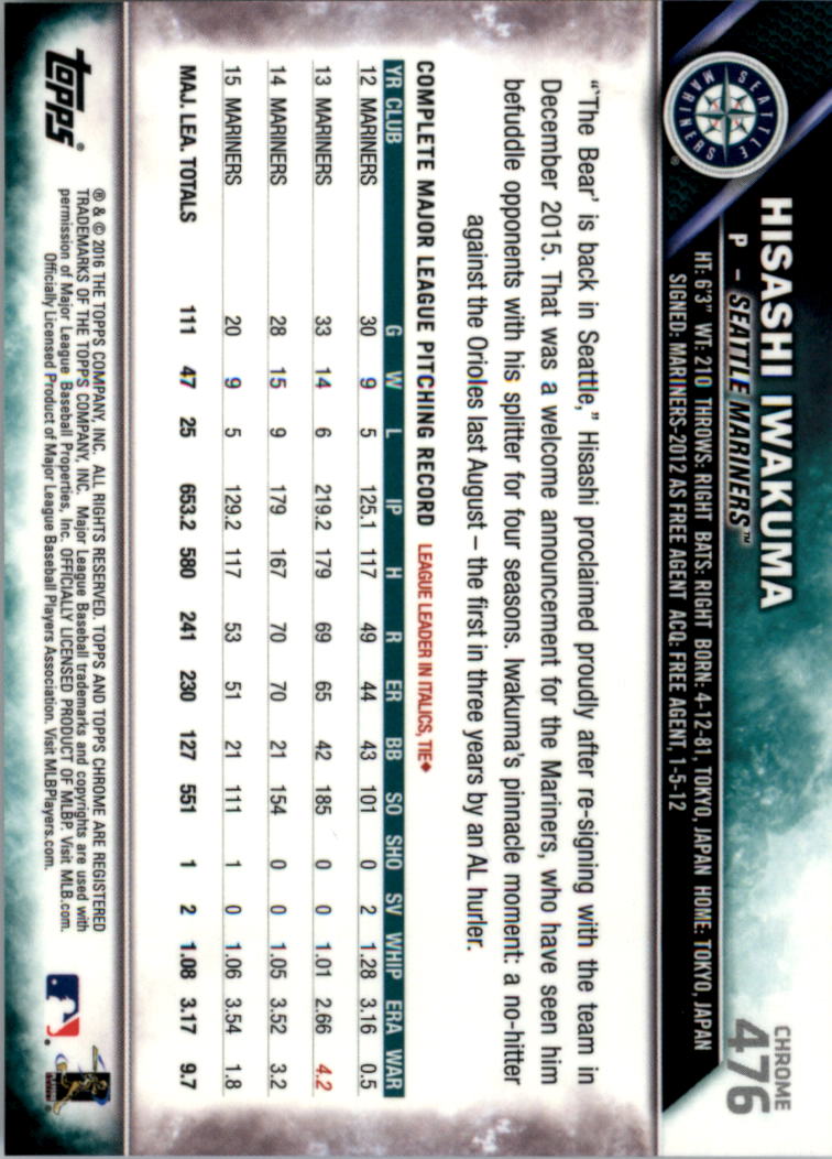 2016 Topps Chrome Sapphire Edition Baseball 402-501 YOU PICK - Picture 151 of 197