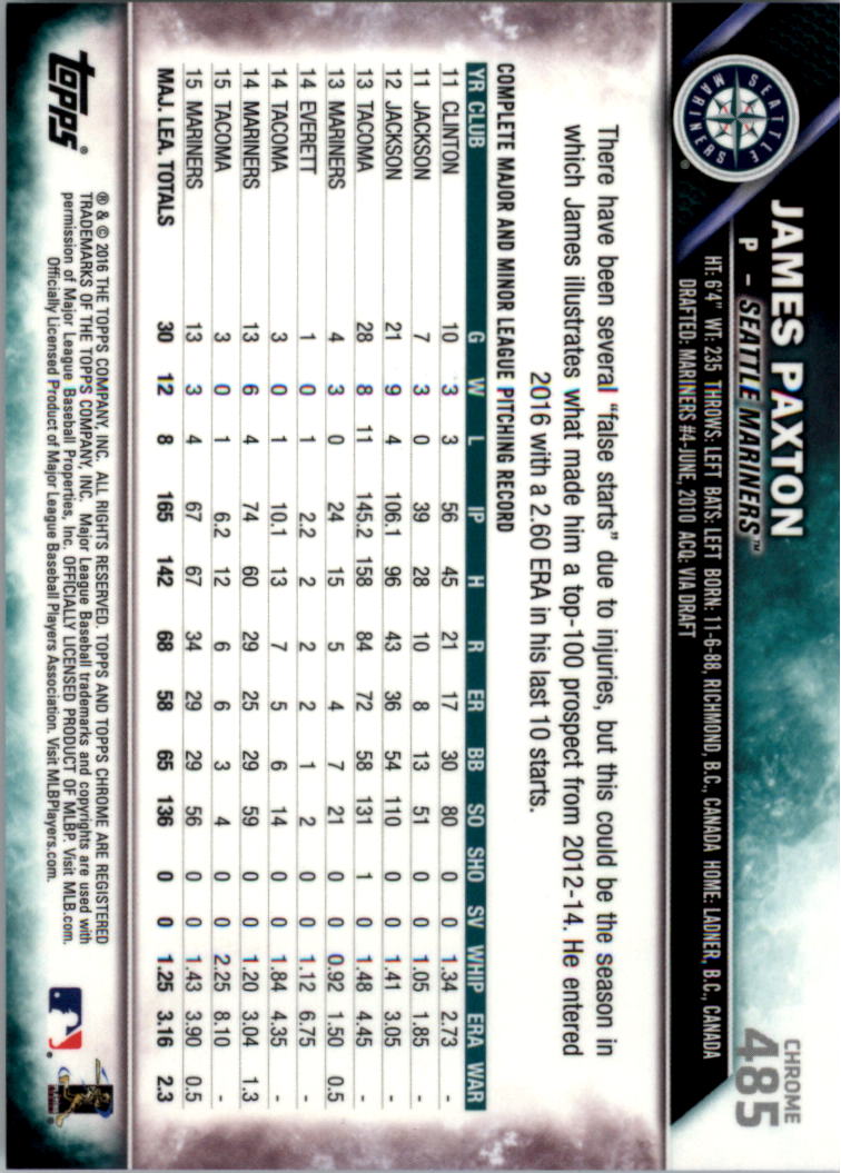 2016 Topps Chrome Sapphire Edition Baseball 402-501 YOU PICK - Picture 169 of 197