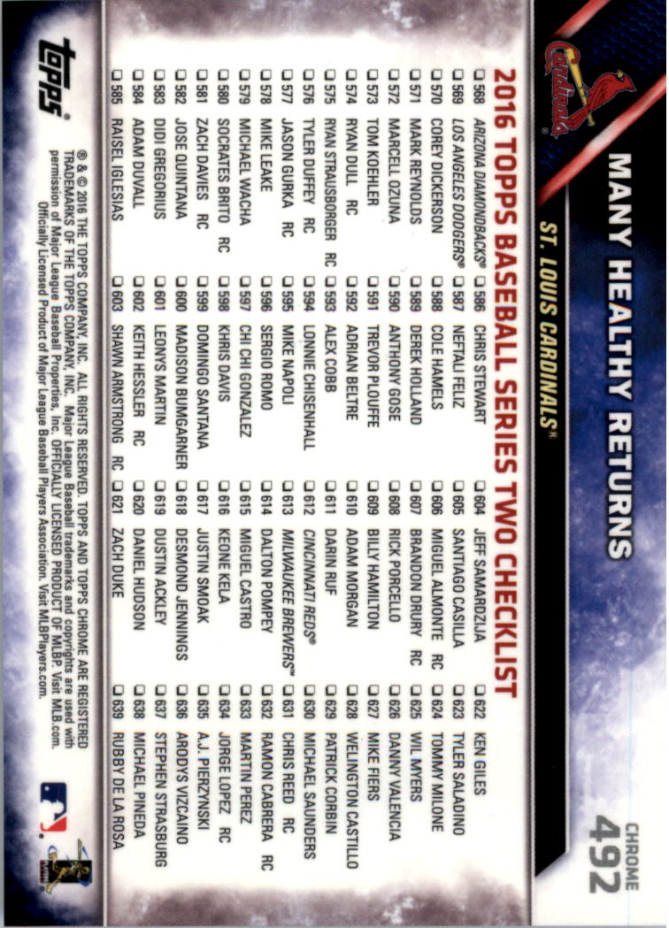 2016 Topps Chrome Sapphire Edition Baseball 402-501 YOU PICK - Picture 183 of 197