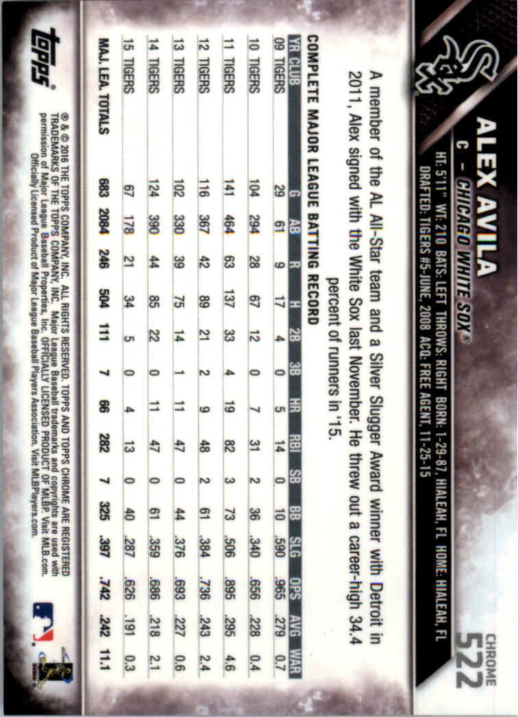 Béisbol 502-601 2016 cromo edición zafiro 502-601 tú eliges - Imagen 41 de 193