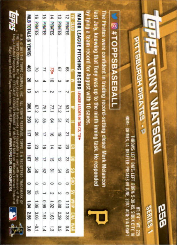 2017 Topps Baseball #251-502 - Picture 11 of 177