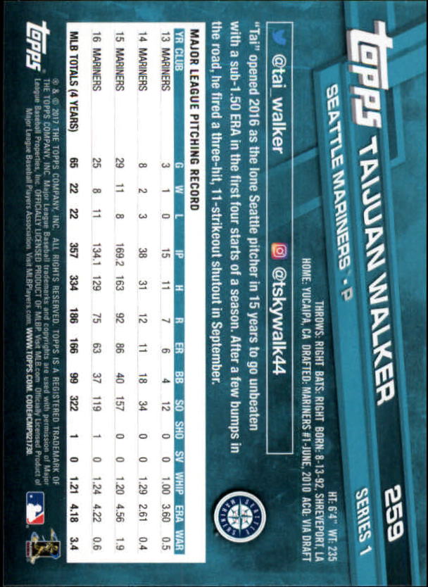 2017 Topps Baseball #251-502 - Picture 15 of 177