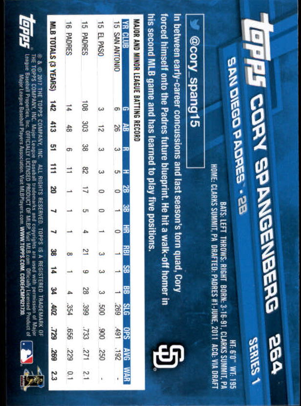 2017 Topps Baseball #251-502 - Picture 25 of 177