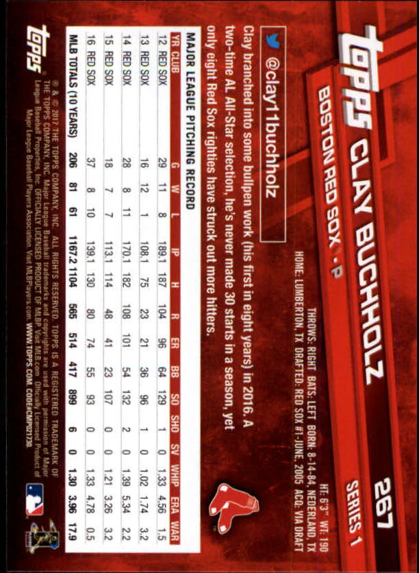 2017 Topps Baseball #251-502 - Picture 31 of 177