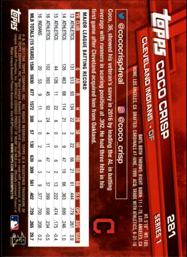 2017 Topps Baseball #251-502 - Picture 55 of 177