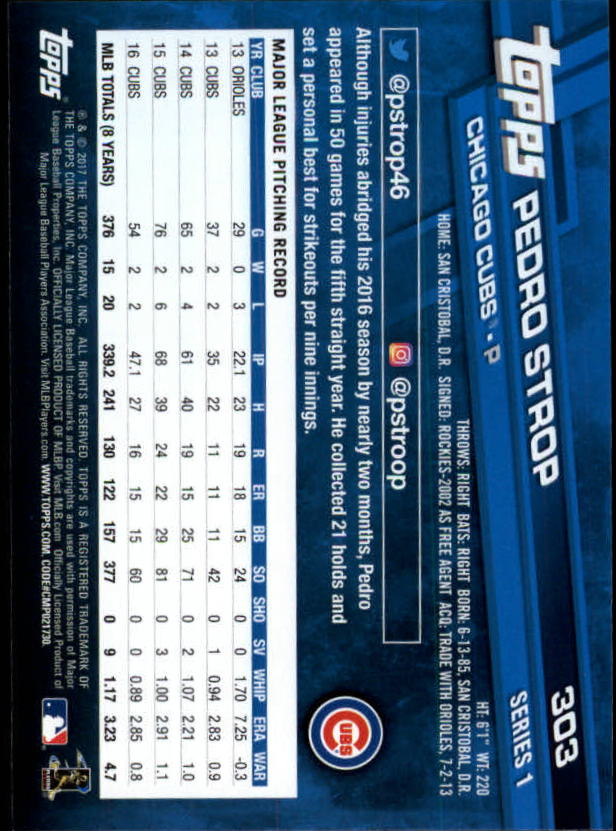 2017 Topps Baseball #251-502 - Picture 91 of 177