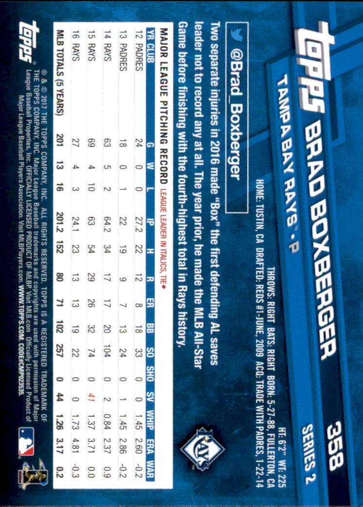 2017 Topps Baseball 301-400 YOU PICK - Picture 109 of 187