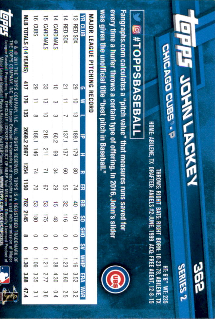 2017 Topps Baseball 301-400 YOU PICK - Picture 115 of 187