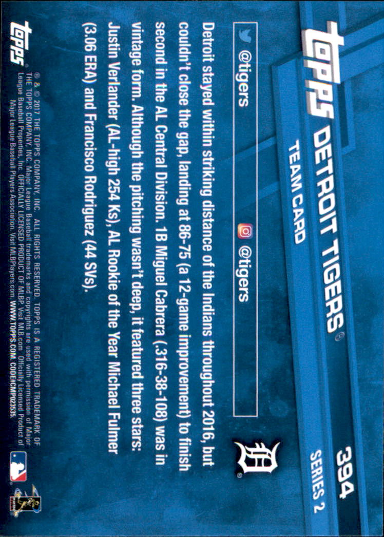 2017 Topps Baseball 301-400 YOU PICK - Picture 175 of 187