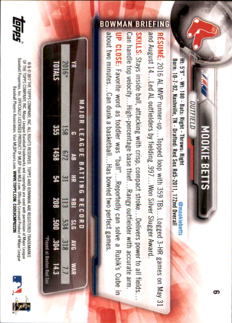 2017 Bowman Baseball & Parallels - Picture 13 of 213