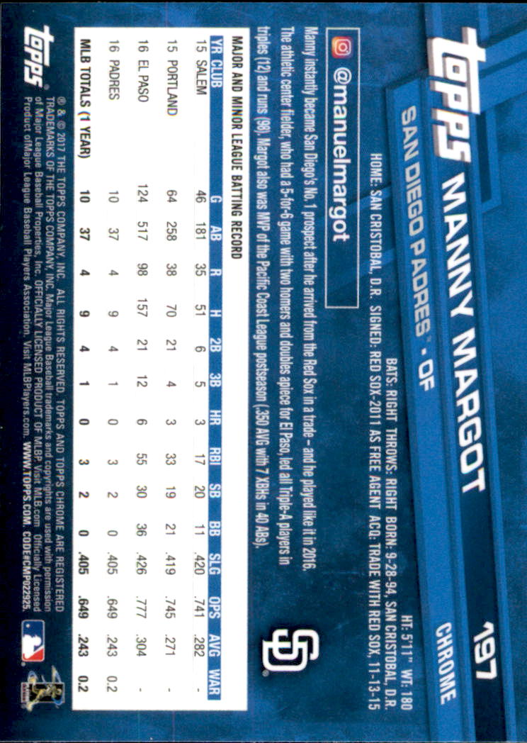 2017 Topps Chrome Baseball - Picture 236 of 240