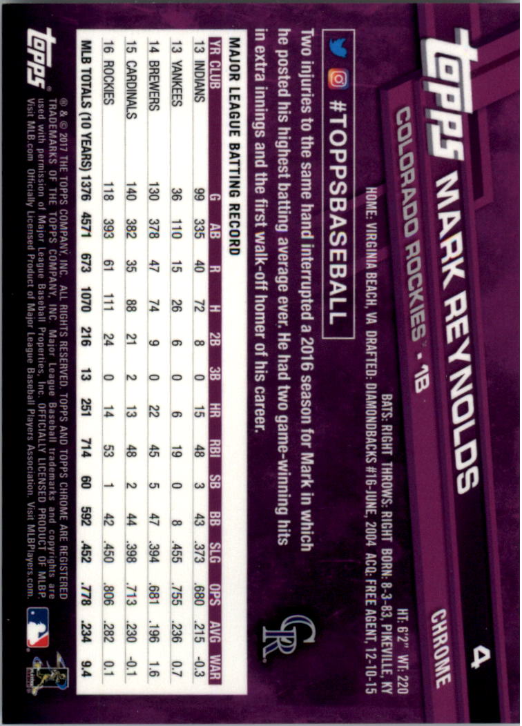 Béisbol Topps 2017 cromo edición zafiro 1-100 tú eliges - Imagen 9 de 199