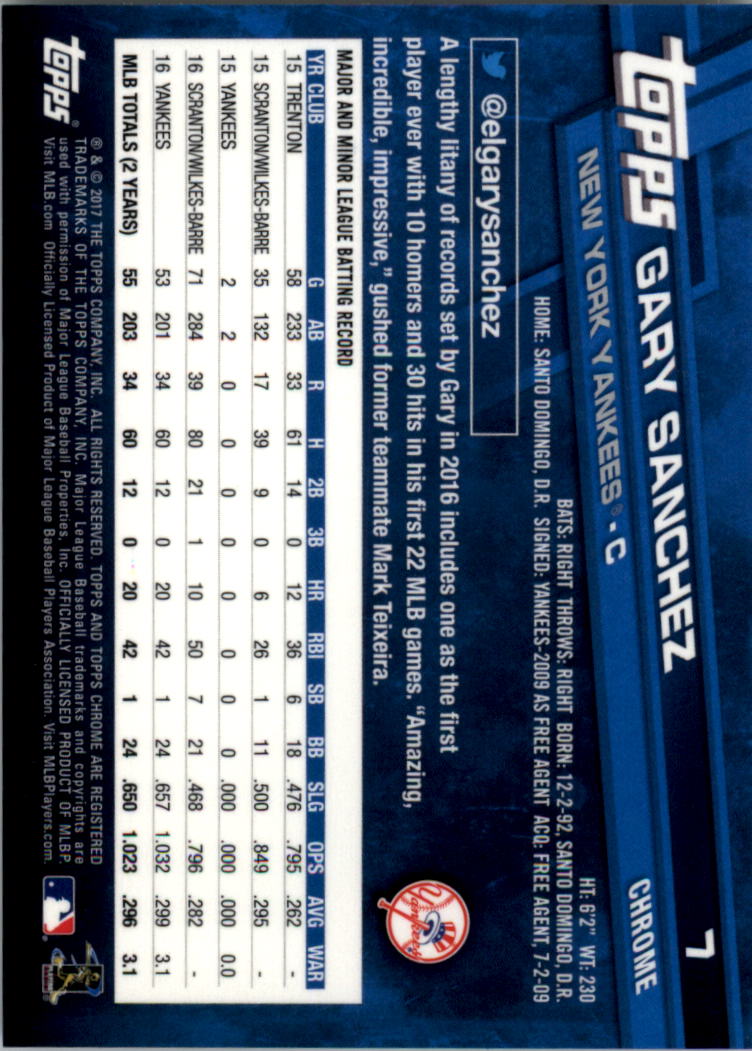 Béisbol Topps 2017 cromo edición zafiro 1-100 tú eliges - Imagen 15 de 199