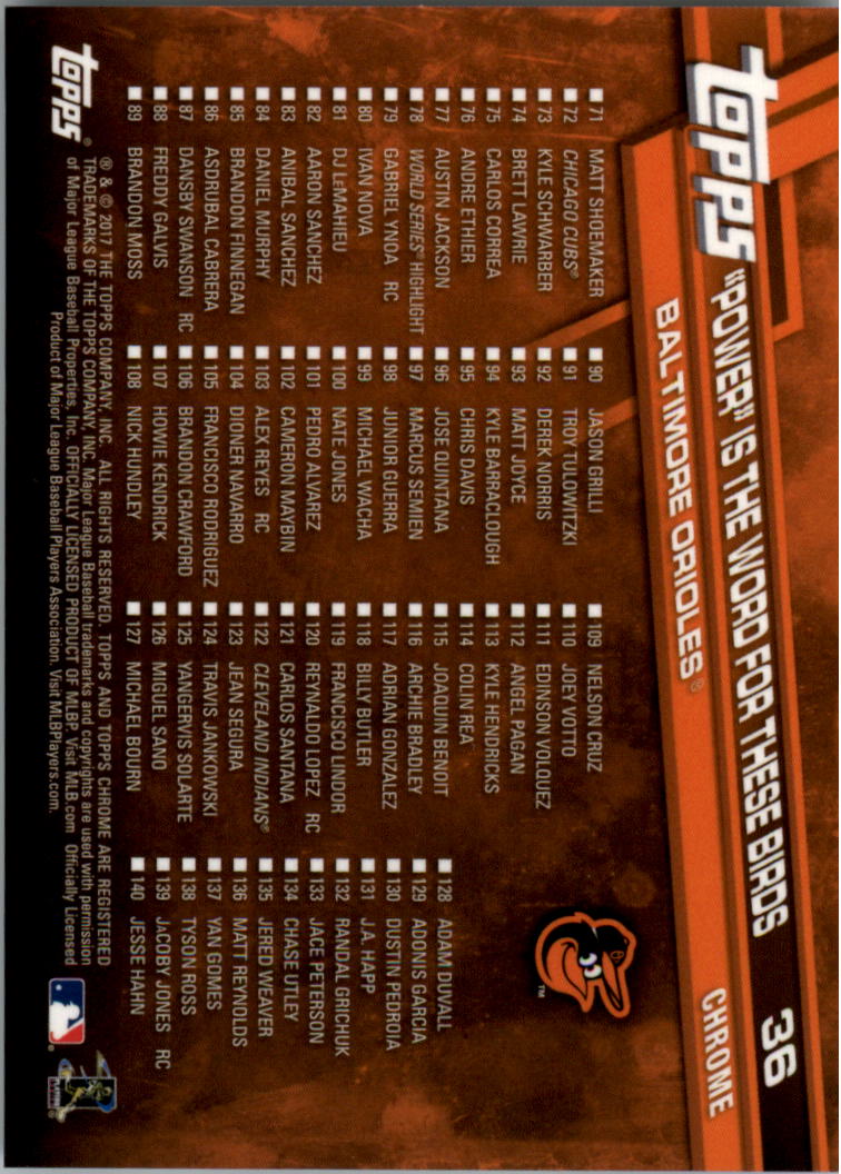 Béisbol Topps 2017 cromo edición zafiro 1-100 tú eliges - Imagen 71 de 199