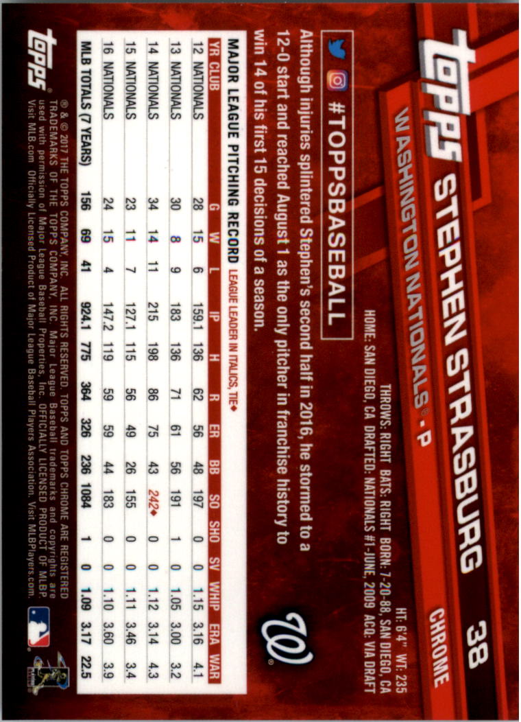 Béisbol Topps 2017 cromo edición zafiro 1-100 tú eliges - Imagen 75 de 199