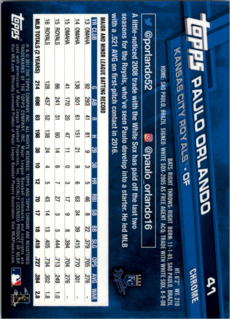 Béisbol Topps 2017 cromo edición zafiro 1-100 tú eliges - Imagen 81 de 199