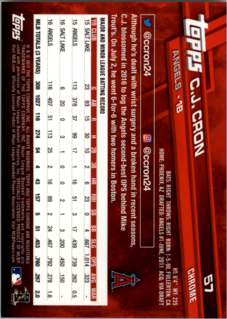 Béisbol Topps 2017 cromo edición zafiro 1-100 tú eliges - Imagen 113 de 199