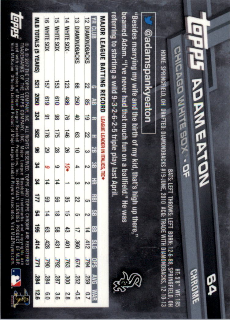 Béisbol Topps 2017 cromo edición zafiro 1-100 tú eliges - Imagen 127 de 199