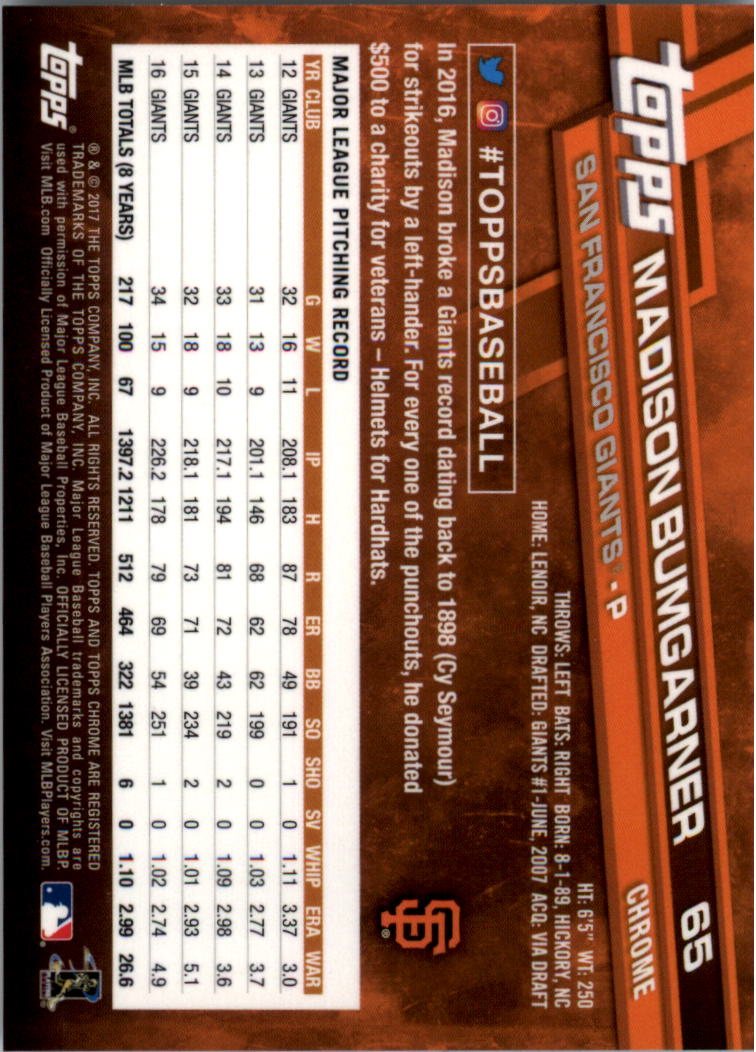 Béisbol Topps 2017 cromo edición zafiro 1-100 tú eliges - Imagen 129 de 199