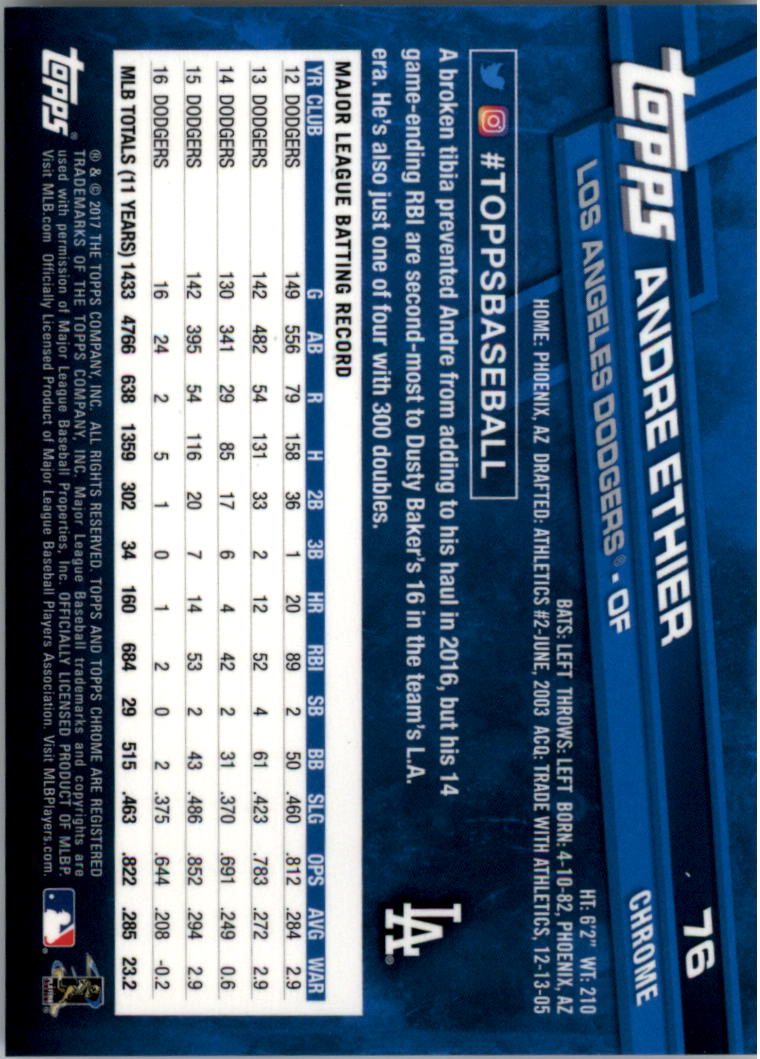 Béisbol Topps 2017 cromo edición zafiro 1-100 tú eliges - Imagen 151 de 199