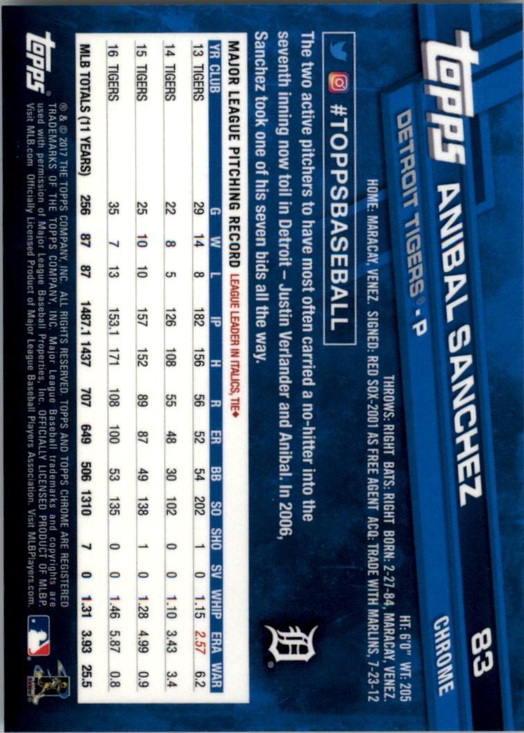 Béisbol Topps 2017 cromo edición zafiro 1-100 tú eliges - Imagen 165 de 199