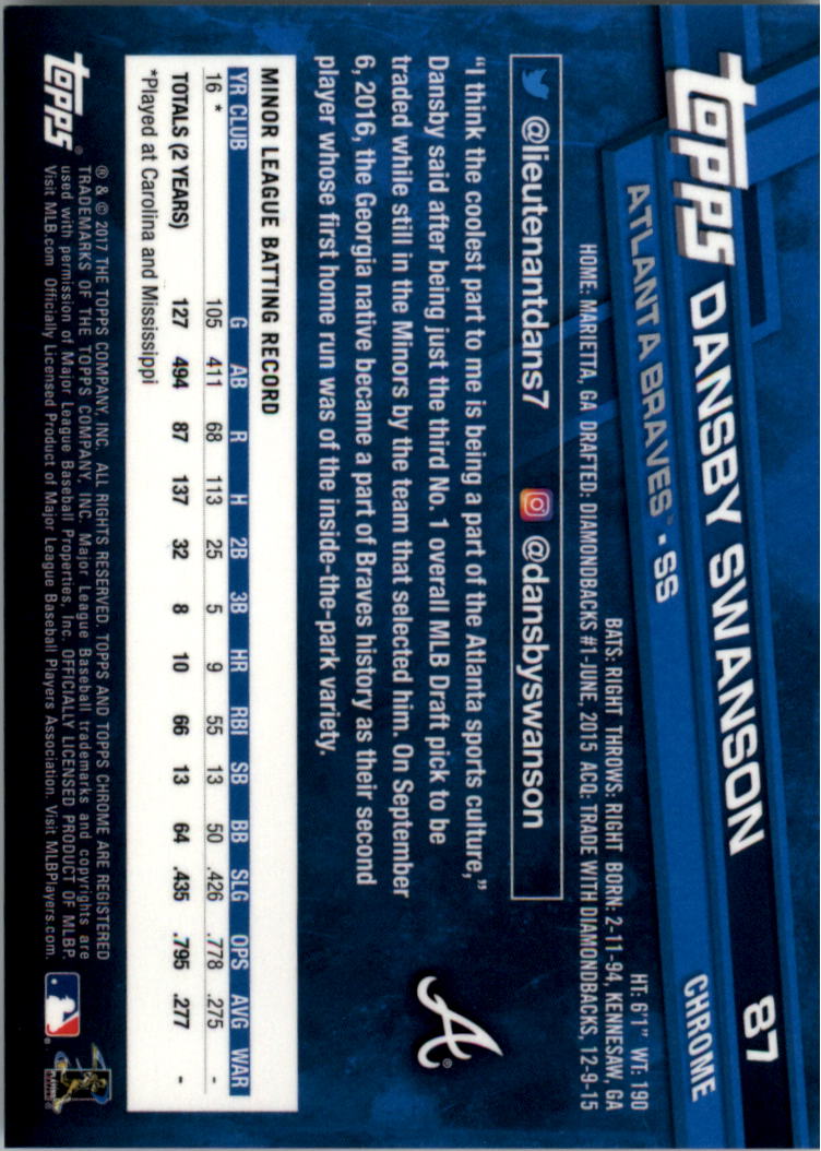 Béisbol Topps 2017 cromo edición zafiro 1-100 tú eliges - Imagen 173 de 199