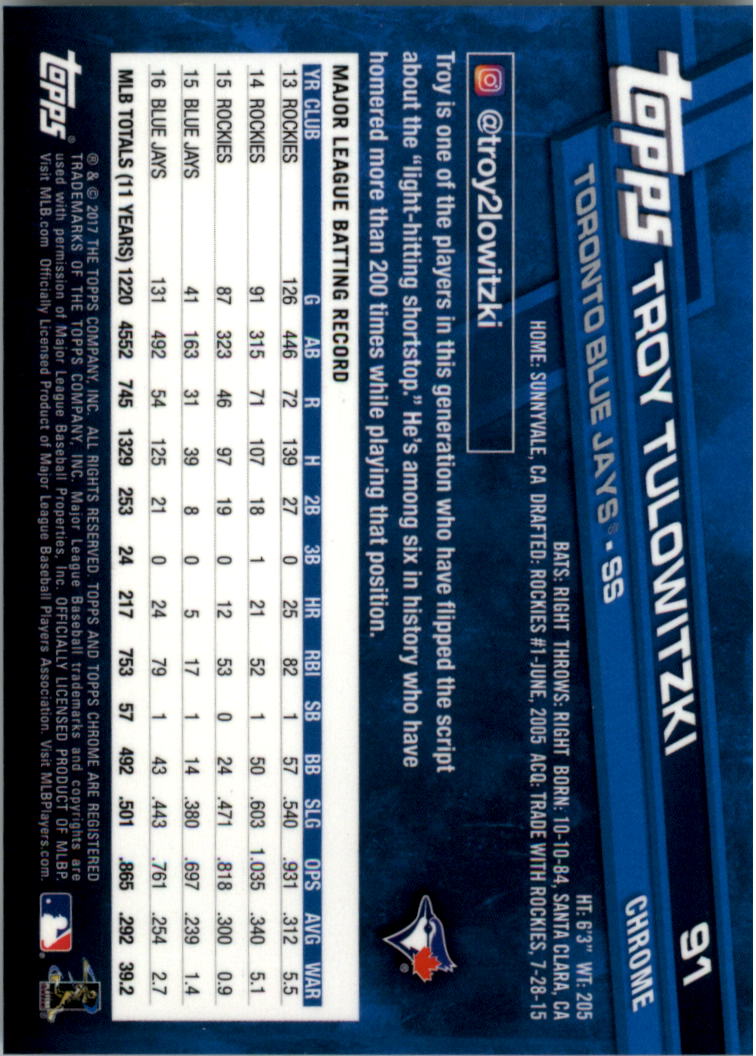 Béisbol Topps 2017 cromo edición zafiro 1-100 tú eliges - Imagen 181 de 199