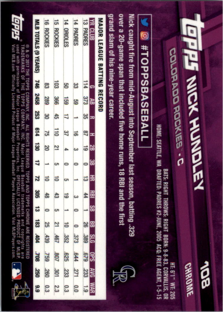 Béisbol Topps 2017 cromo edición zafiro 101-200 tú eliges - Imagen 17 de 201