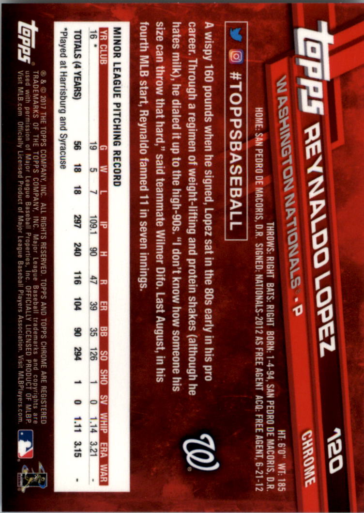 Béisbol Topps 2017 cromo edición zafiro 101-200 tú eliges - Imagen 41 de 201