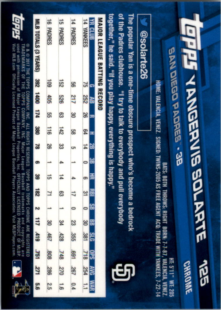Béisbol Topps 2017 cromo edición zafiro 101-200 tú eliges - Imagen 51 de 201