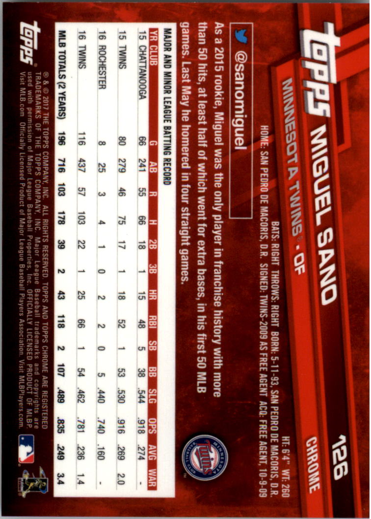 Béisbol Topps 2017 cromo edición zafiro 101-200 tú eliges - Imagen 53 de 201