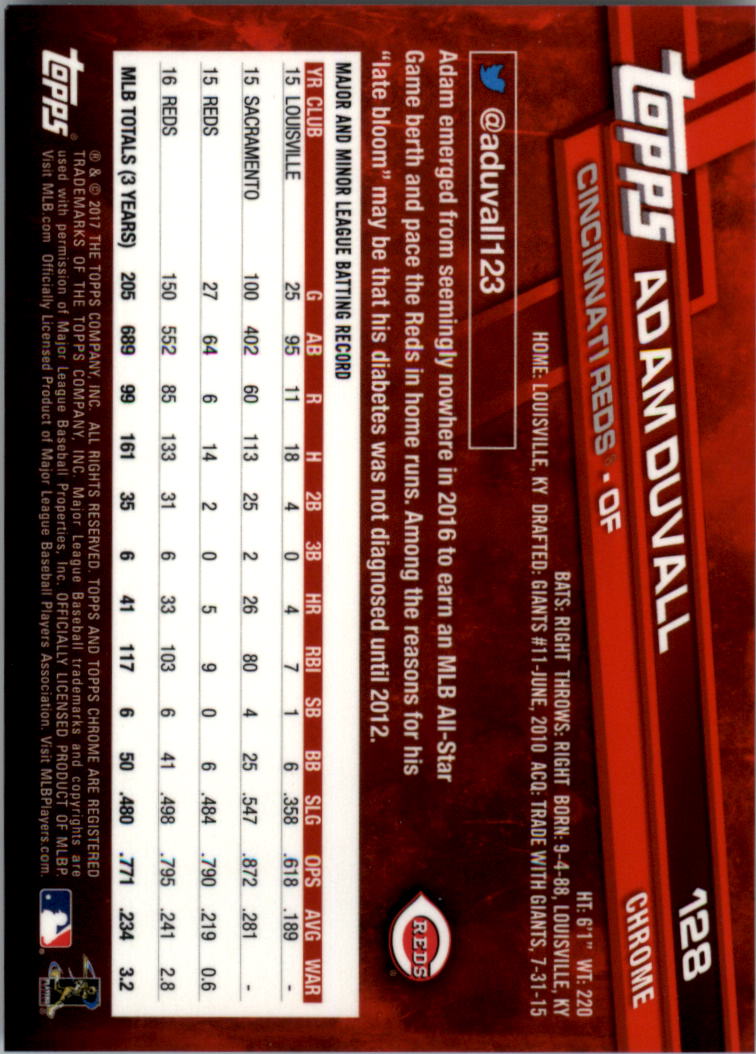 Béisbol Topps 2017 cromo edición zafiro 101-200 tú eliges - Imagen 57 de 201