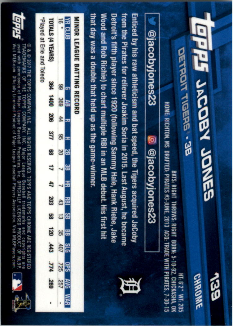 Béisbol Topps 2017 cromo edición zafiro 101-200 tú eliges - Imagen 79 de 201