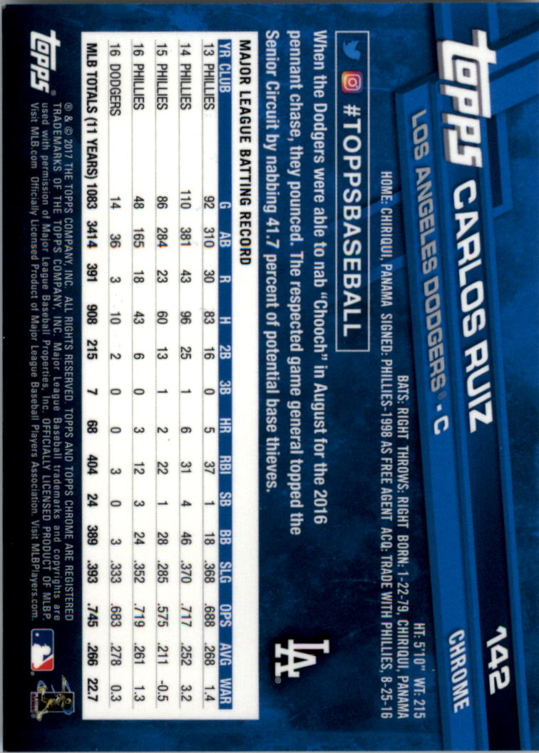 Béisbol Topps 2017 cromo edición zafiro 101-200 tú eliges - Imagen 85 de 201