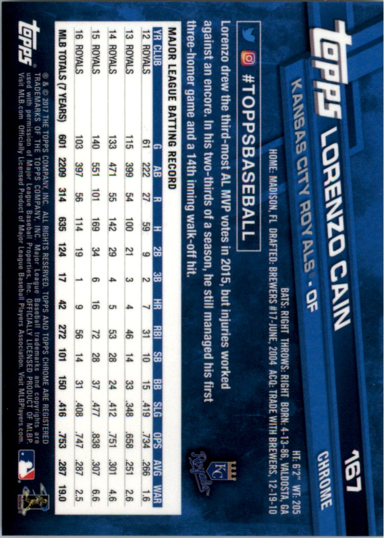 Béisbol Topps 2017 cromo edición zafiro 101-200 tú eliges - Imagen 135 de 201