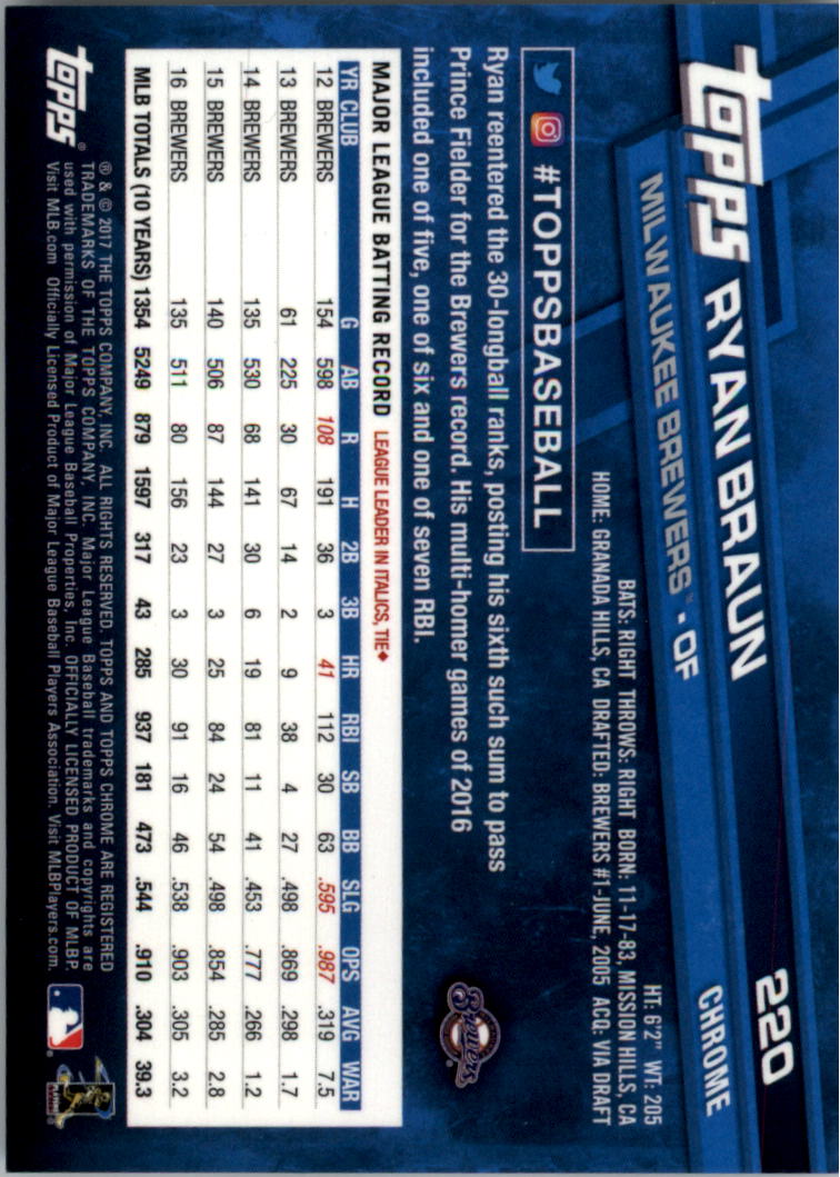 Béisbol Topps 2017 cromo edición zafiro 201-300 tú eliges - Imagen 41 de 197