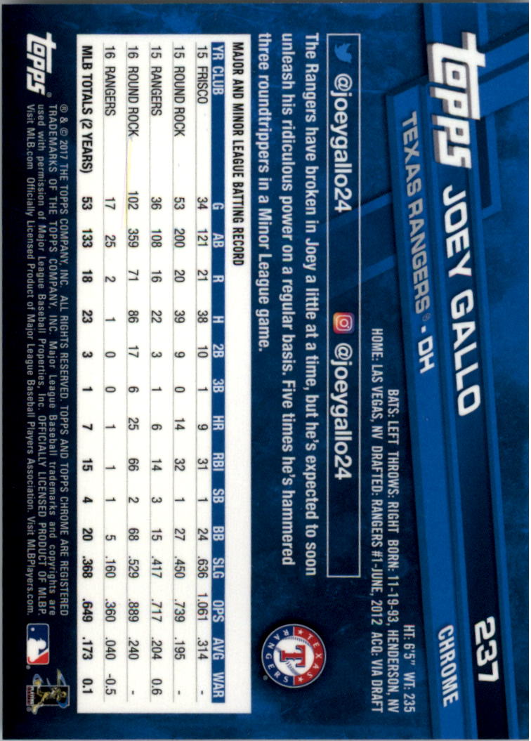 Béisbol Topps 2017 cromo edición zafiro 201-300 tú eliges - Imagen 75 de 197